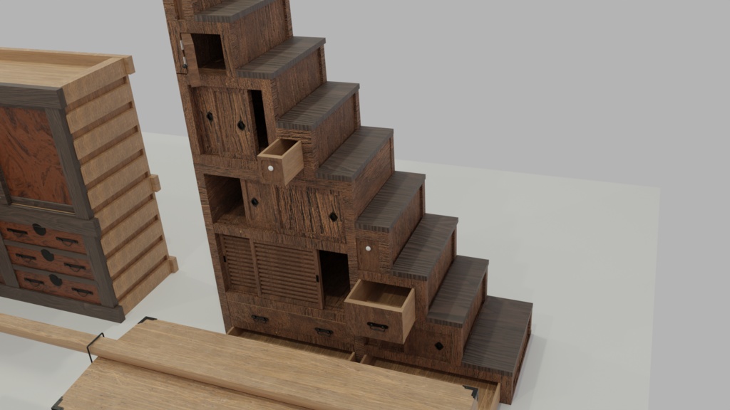 古民家の道具・設備(居間) 46種