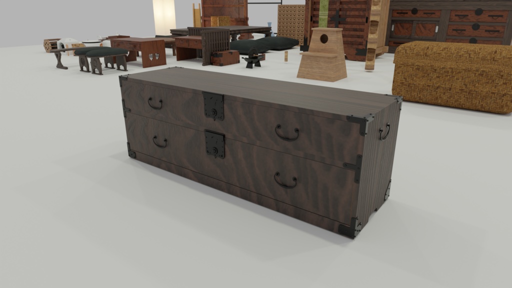 古民家の道具・設備(居間) 46種