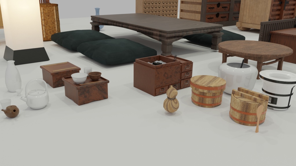 古民家の道具・設備(居間) 46種