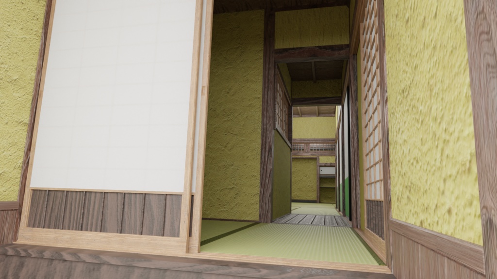 武家屋敷 旧目加田家住宅( 山口県岩国市・重要文化財)