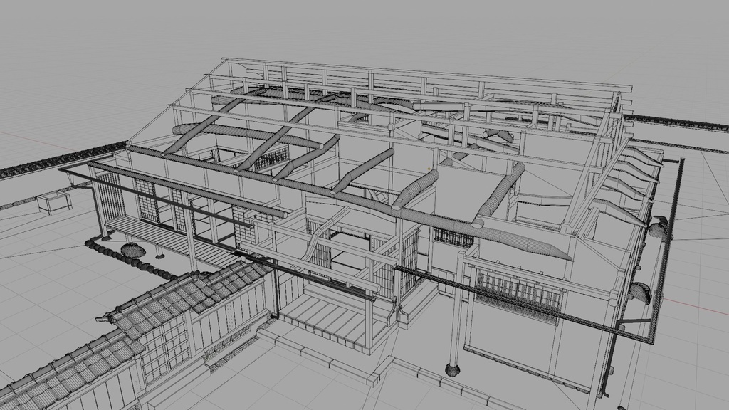 武家屋敷 旧目加田家住宅( 山口県岩国市・重要文化財)