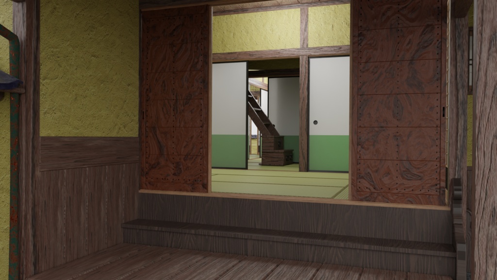 武家屋敷 旧目加田家住宅( 山口県岩国市・重要文化財)