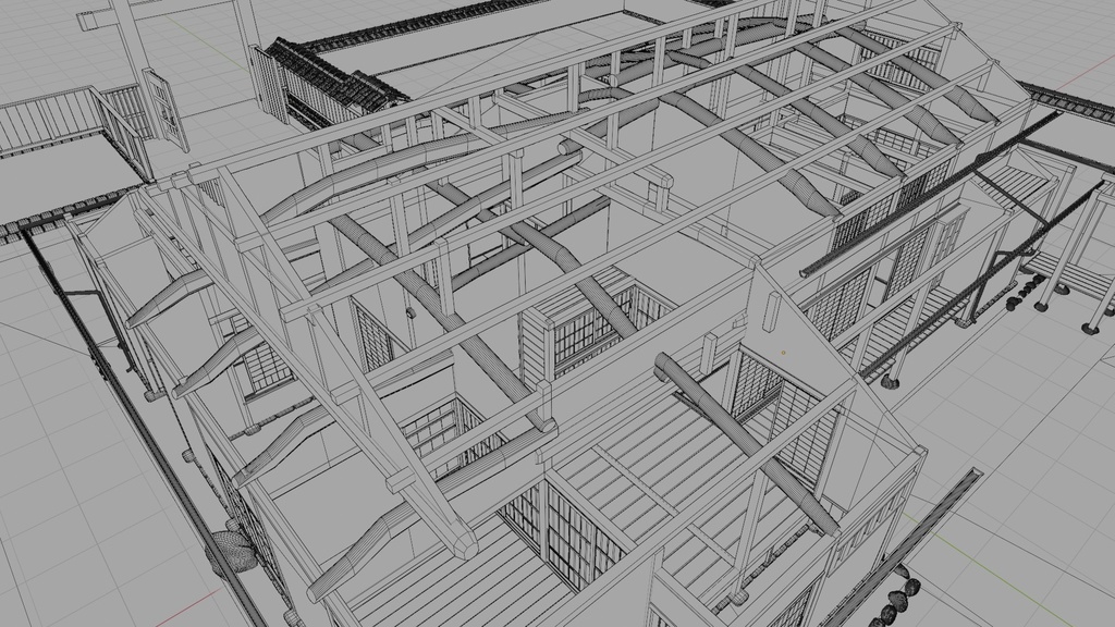 武家屋敷 旧目加田家住宅( 山口県岩国市・重要文化財)