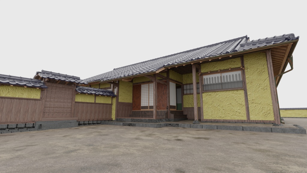 武家屋敷 旧目加田家住宅( 山口県岩国市・重要文化財)
