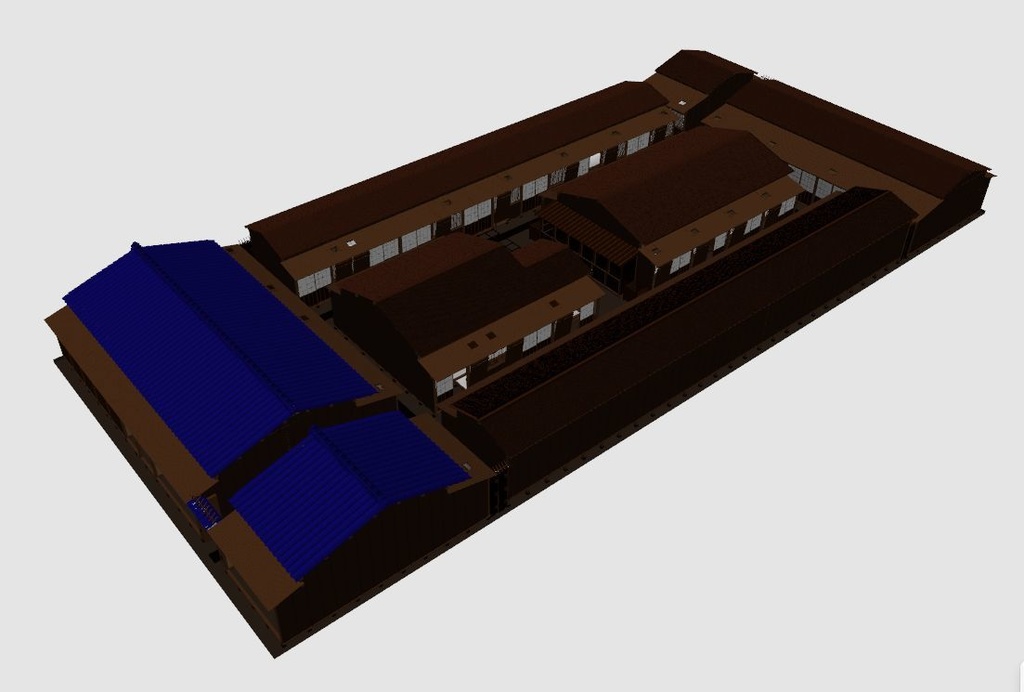 江戸の長屋・裏長屋(江戸時代後期)