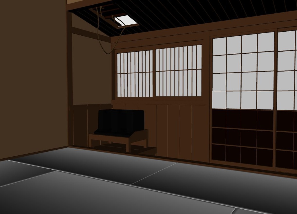 江戸の長屋・裏長屋(江戸時代後期)