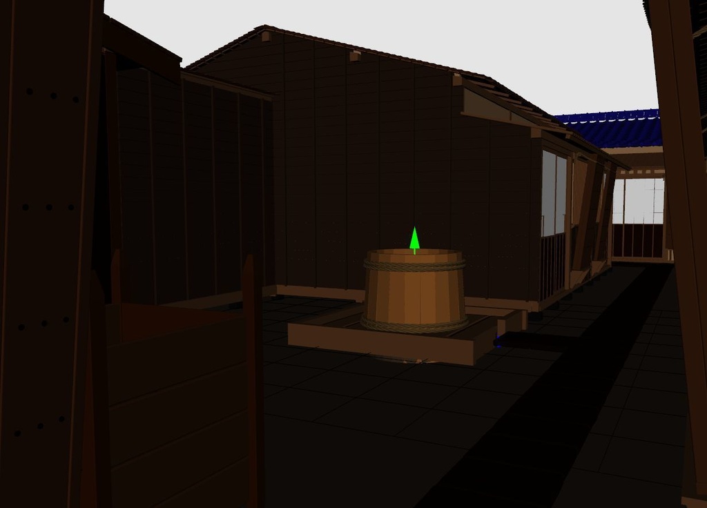 江戸の長屋・裏長屋(江戸時代後期)