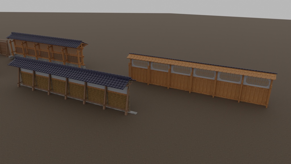 和風の門・塀(12種)