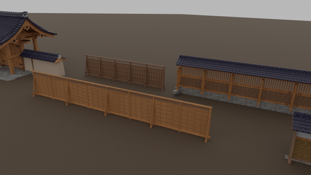 和風の門・塀(12種)