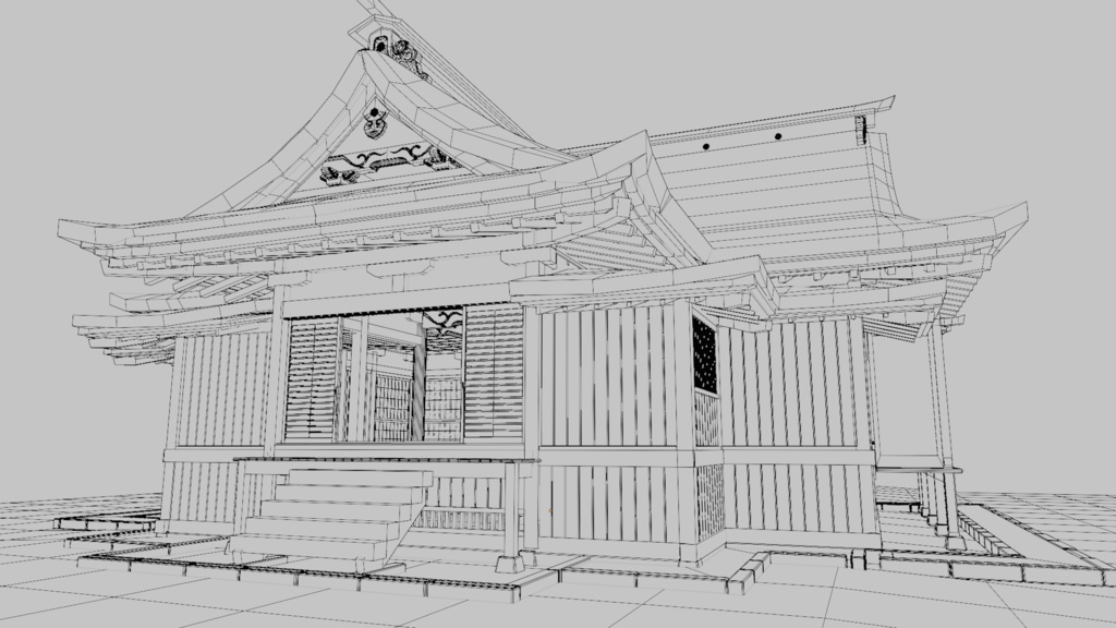 八幡宮拝殿(茨城県水戸市)