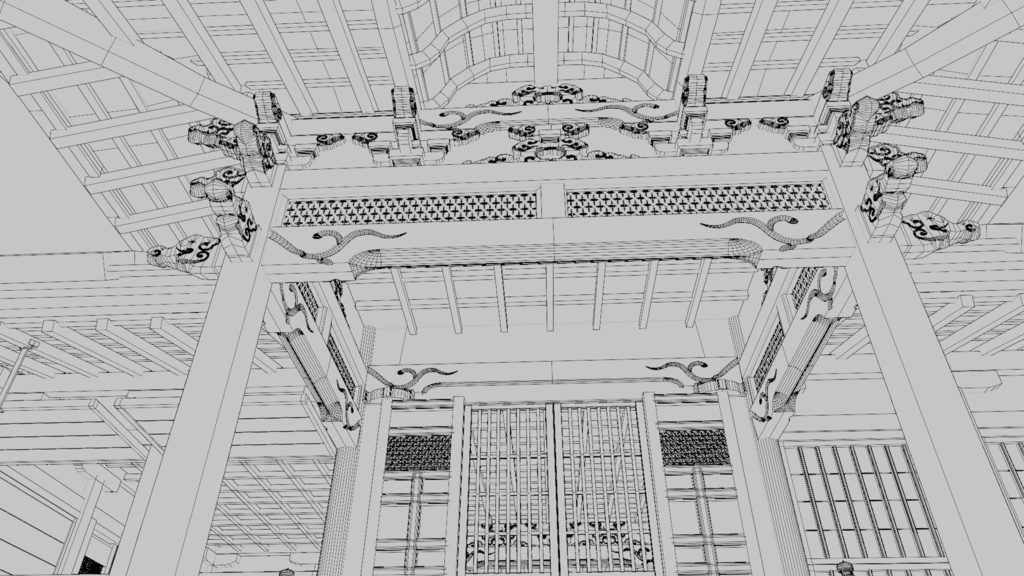 八幡宮拝殿(茨城県水戸市)