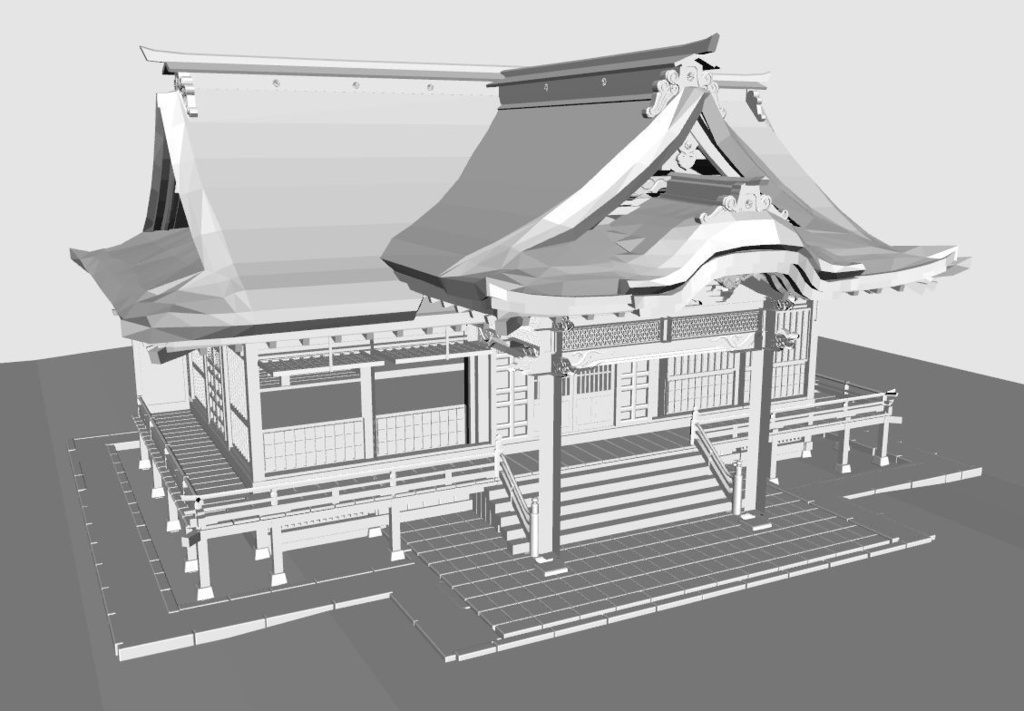 八幡宮拝殿(茨城県水戸市)