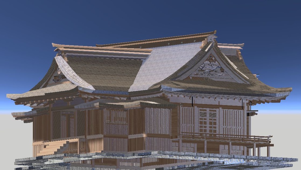 八幡宮拝殿(茨城県水戸市)