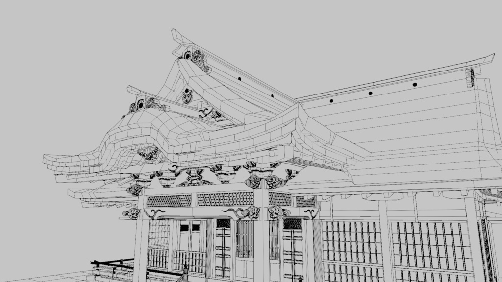 八幡宮拝殿(茨城県水戸市)