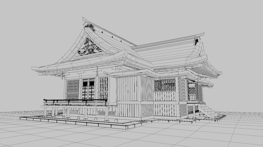 八幡宮拝殿(茨城県水戸市)