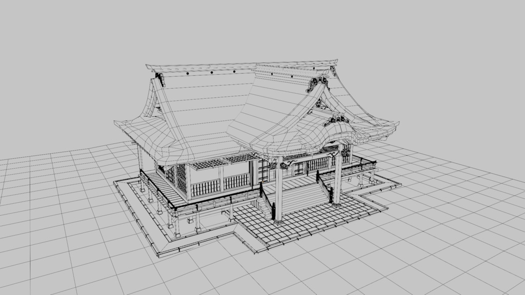 八幡宮拝殿(茨城県水戸市)