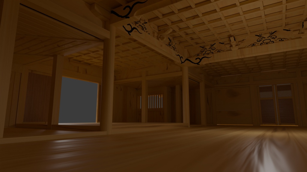 八幡宮拝殿(茨城県水戸市)