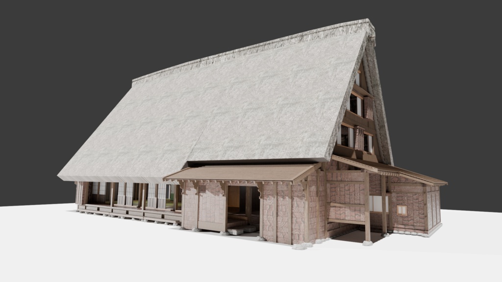 大戸家住宅(合掌造・重要文化財)