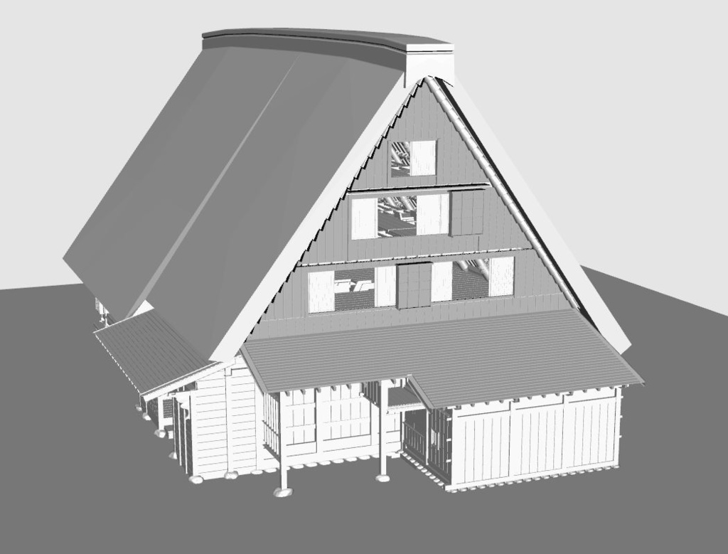 大戸家住宅(合掌造・重要文化財)