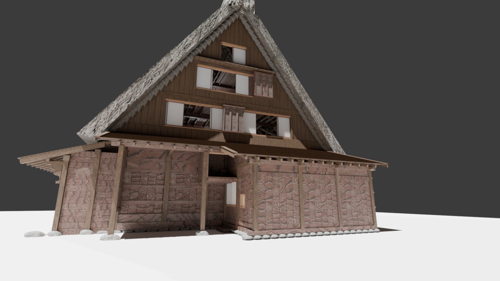 大戸家住宅(合掌造・重要文化財)