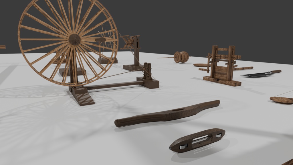 古民家の道具・設備(紡績) 13種