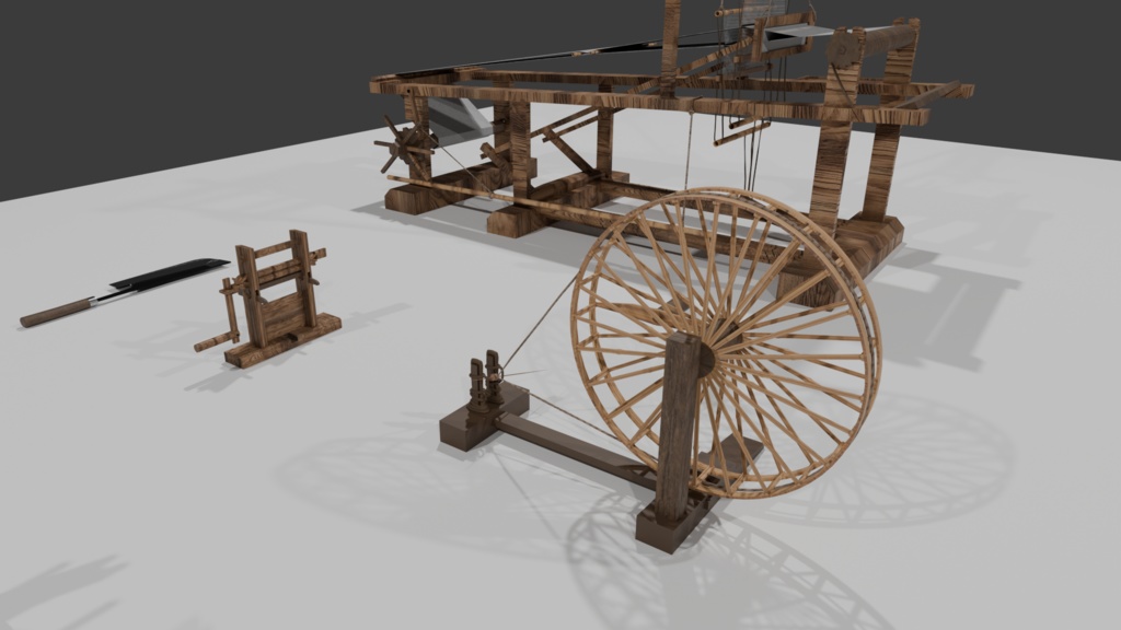 古民家の道具・設備(紡績) 13種