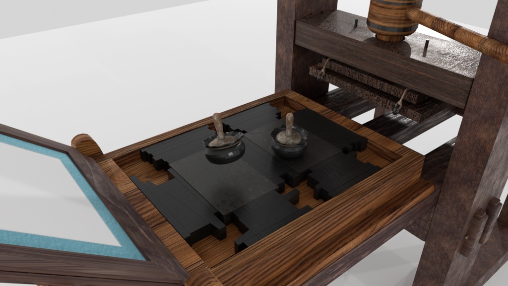 初期の活版印刷機・活版