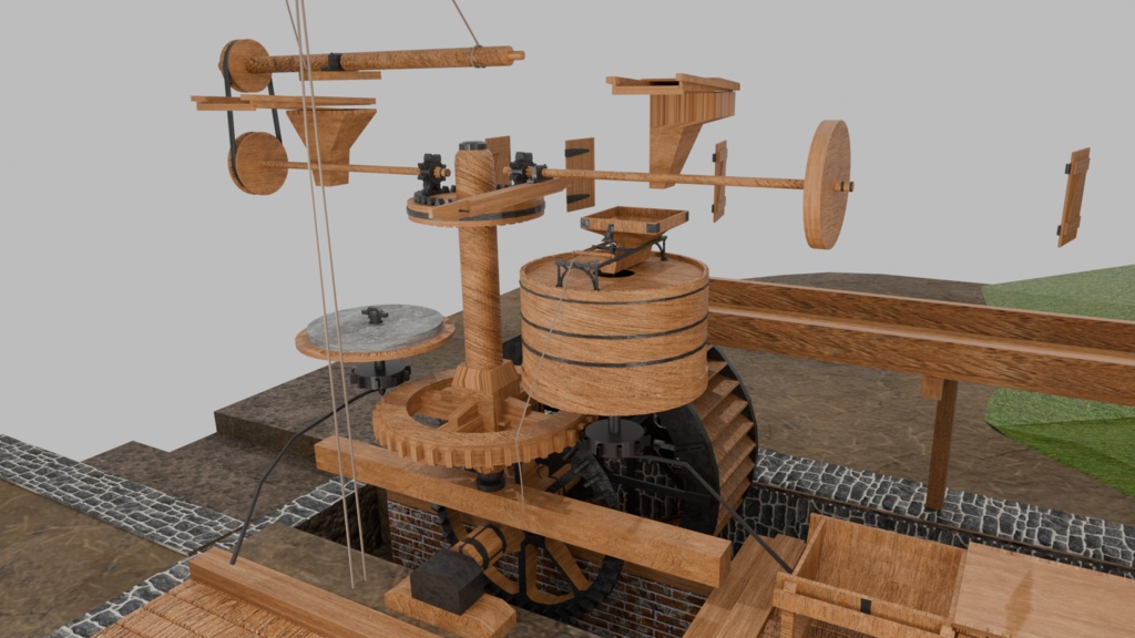 イギリスの水車小屋(Lurgashall watermill)