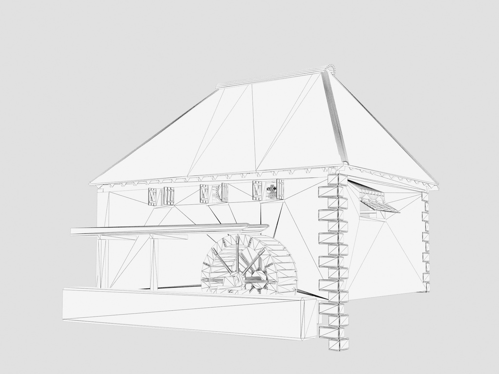 イギリスの水車小屋(Lurgashall watermill)