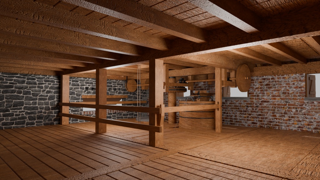 イギリスの水車小屋(Lurgashall watermill)