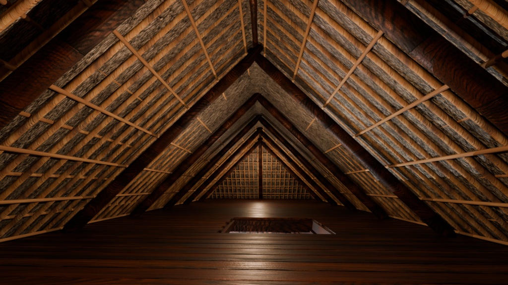 長屋門(静岡・大鐘家住宅・重要文化財)