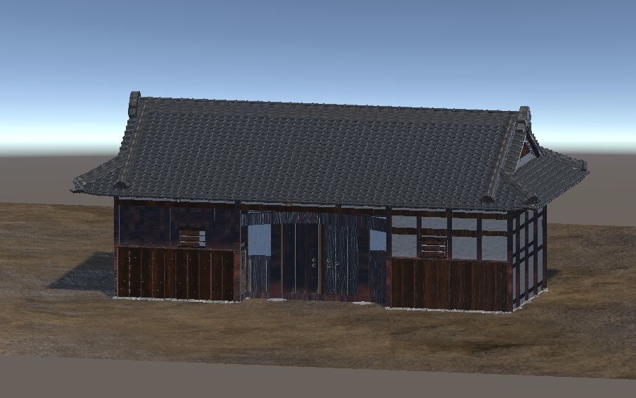 長屋門(静岡・大鐘家住宅・重要文化財)