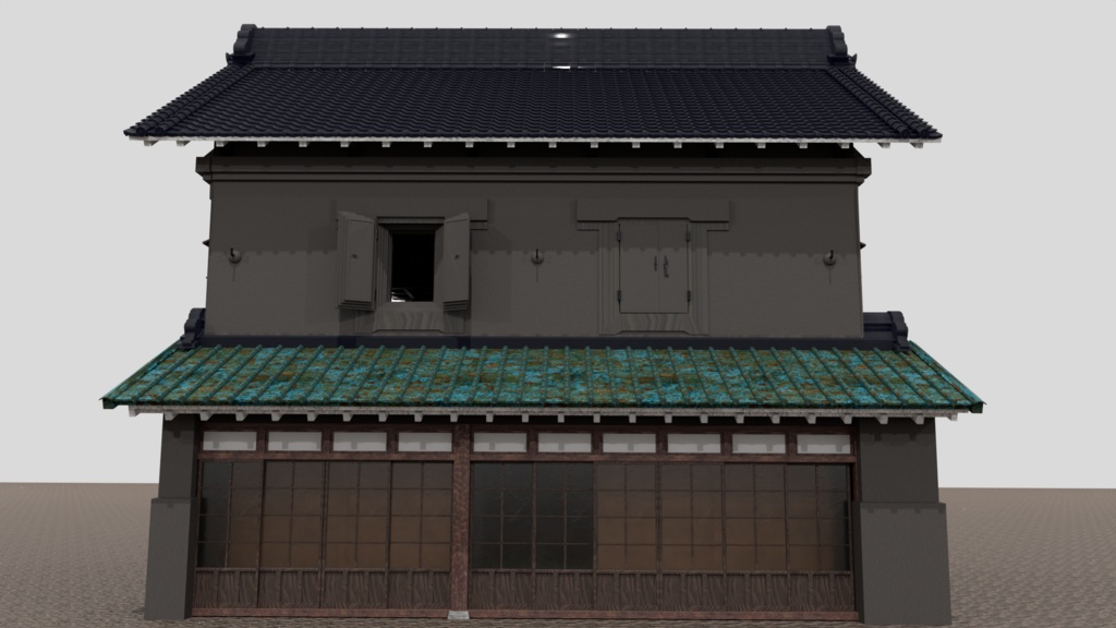 旧島田家住宅(店蔵:府中市郷土の森)
