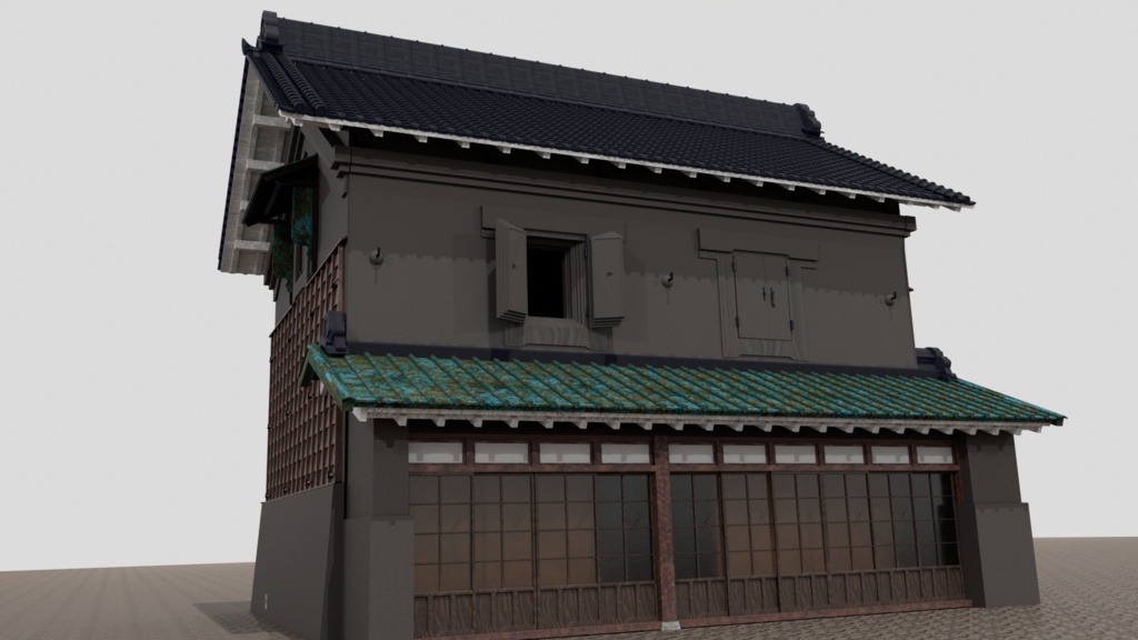 旧島田家住宅（店蔵：府中市郷土の森）