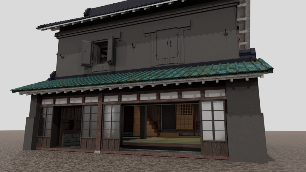 旧島田家住宅(店蔵:府中市郷土の森)