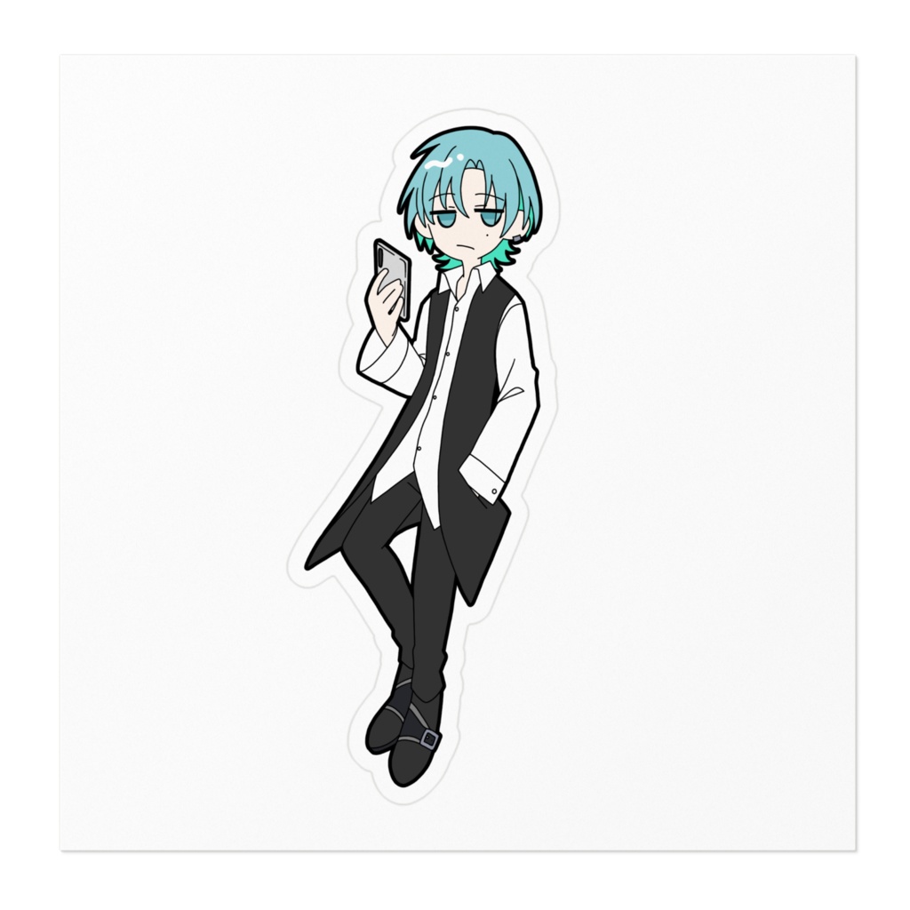 カエくんステッカー 私服ver.