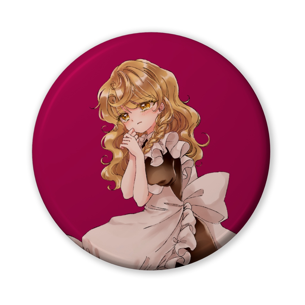 Marisa on White Day Tin Badge