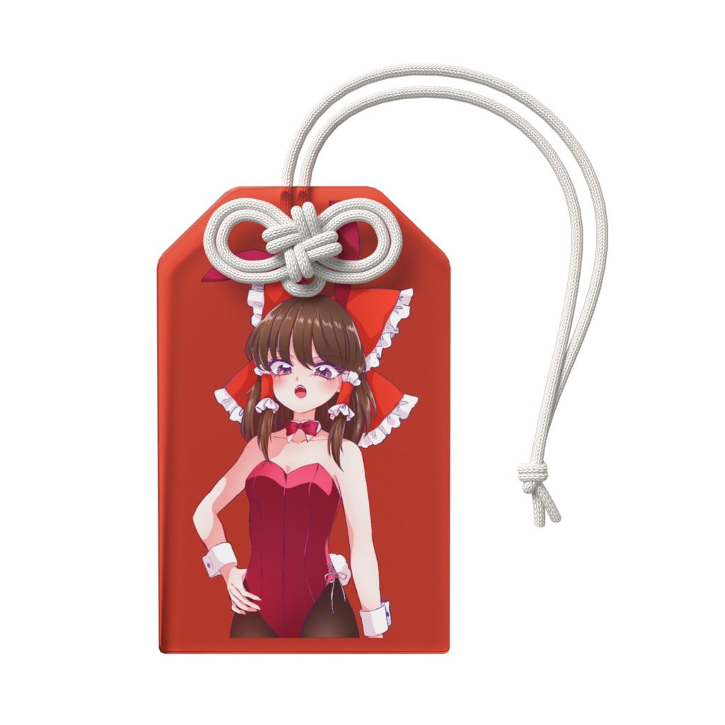 レッドバニー霊夢アクリルお守り