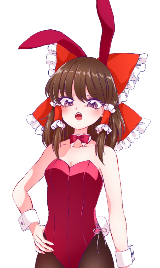 レッドバニー霊夢アクリルお守り