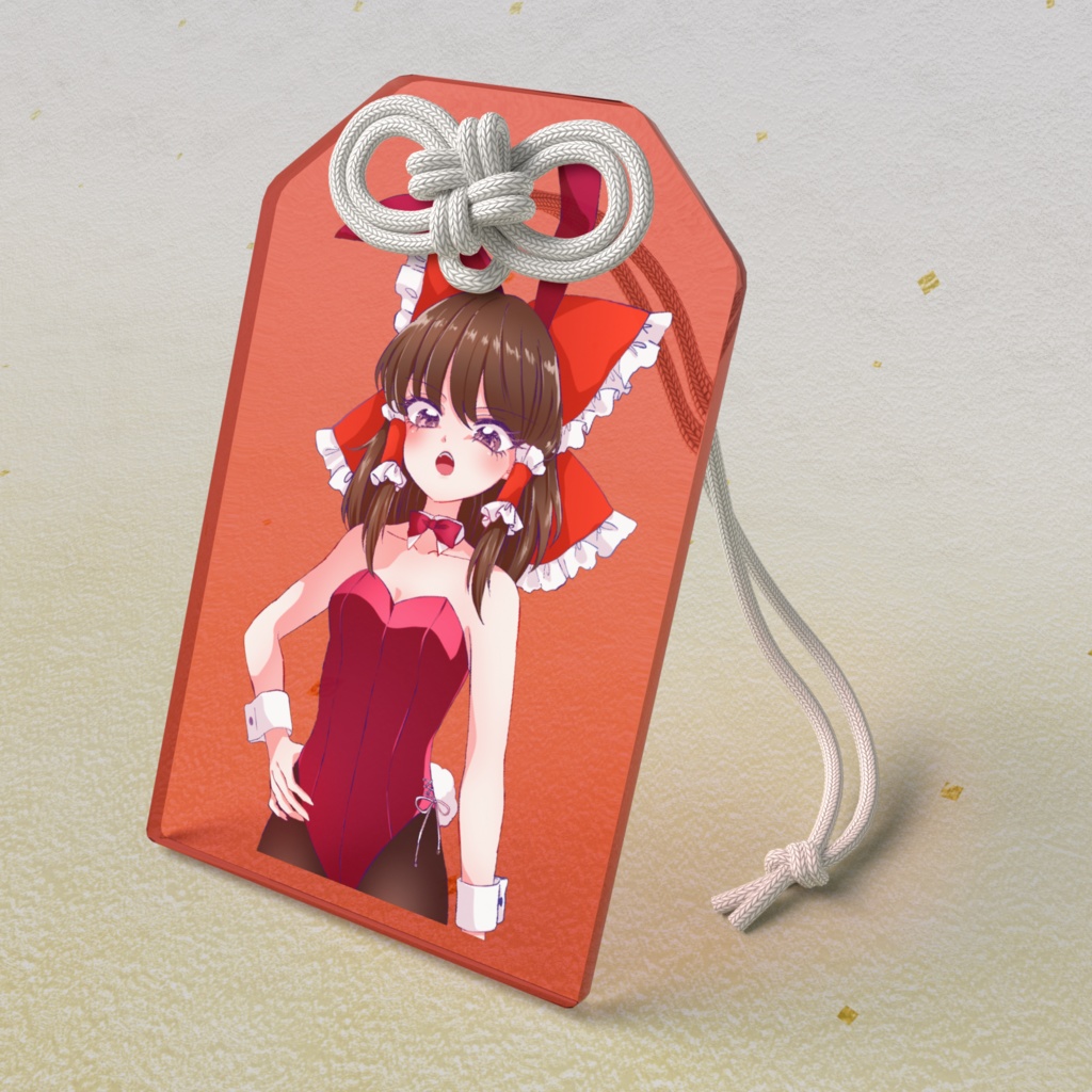 レッドバニー霊夢アクリルお守り