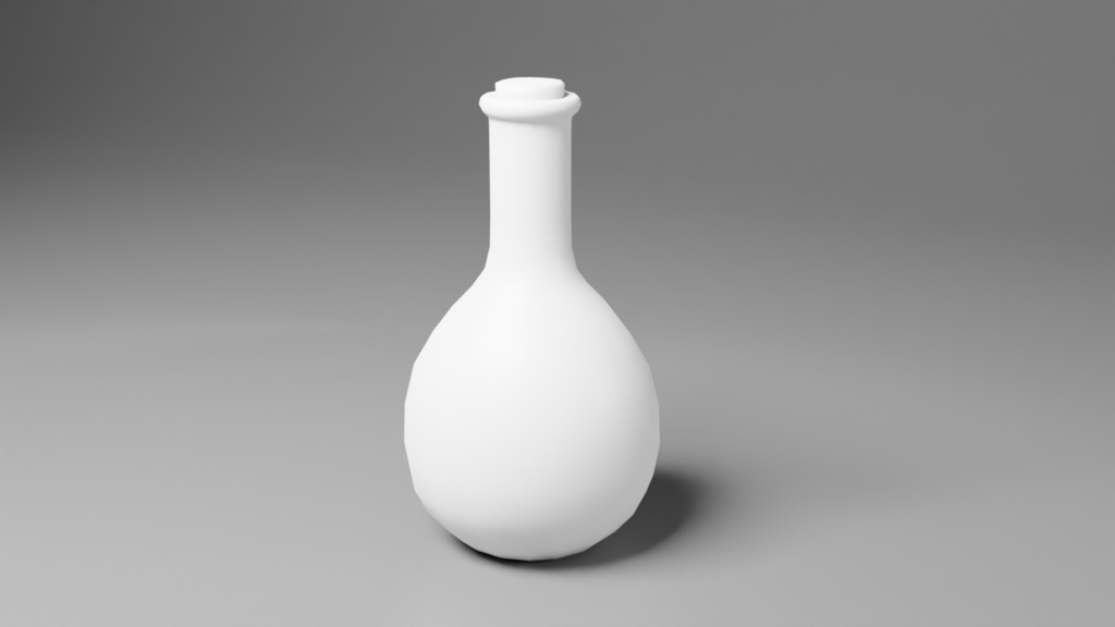 毒の瓶 3Dモデル