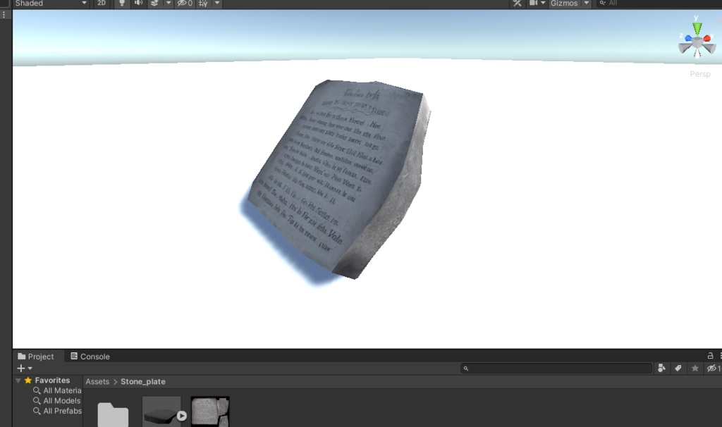 謎の石板 3Dモデル 遺物 遺跡