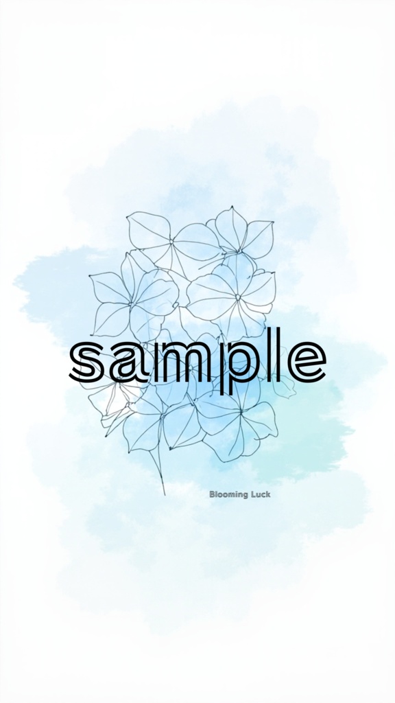 Blue Hydrangea