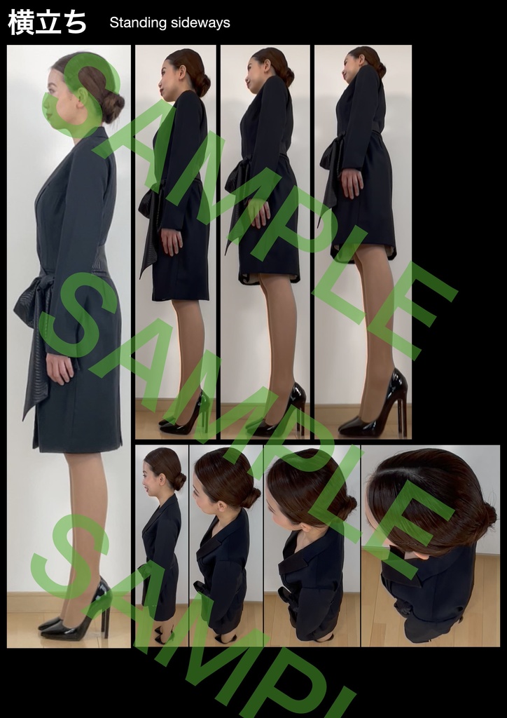 アニメ私塾ポーズ集⑥ 177体収録 スーツ※ダウンロード商品