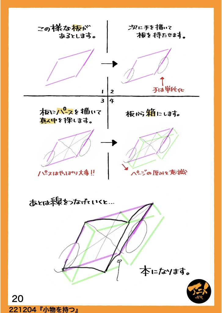 2022年アニメ私塾キャラの描き方&デッサン会 全12回レポ(合計1355ページ) +解説限定YouTubeQRコード付き(合計20時間以上)