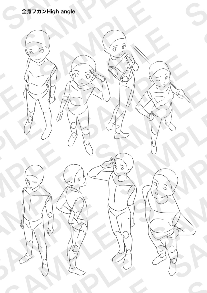 【1月限定40%OFF】アニメ私塾 素体全集1634収録※商用利用可※ダウンロード商品