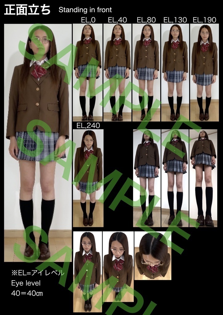 【GW限定ほぼ半額】アニメ私塾ポーズ全集【4,433体収録】商用利用可※DL商品