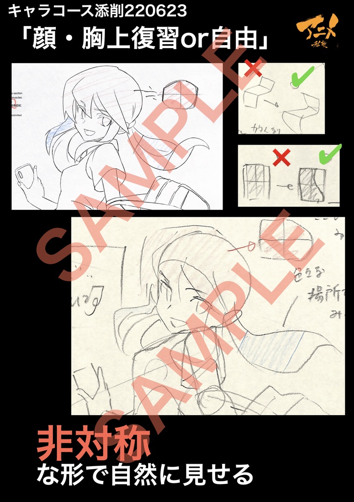 【GW61%OFF限定】アニメ私塾4年分 2022~2025年キャラコース添削集まとめ全958点+解説動画YouTubeQRコード付き(合計20時間以上) ※DL商品