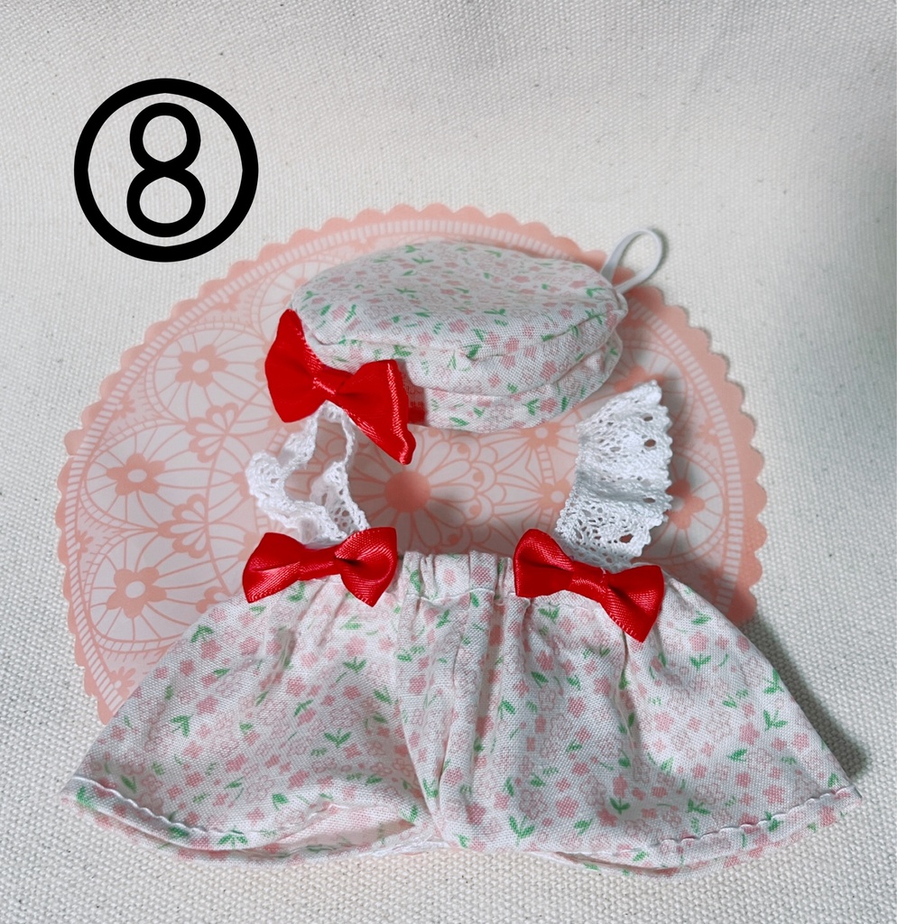 サロペット&ベレー帽のセットアップ(全17種)