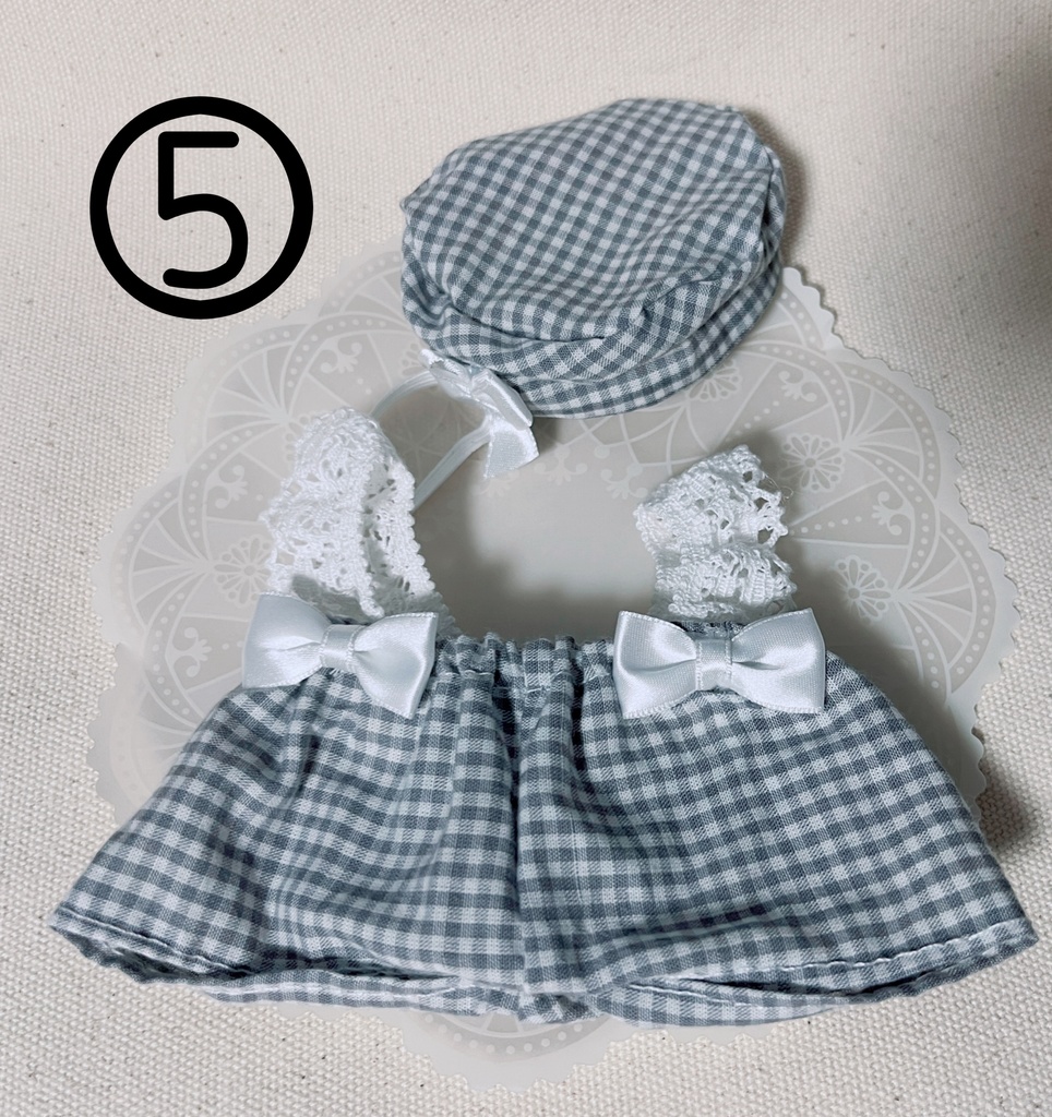 サロペット&ベレー帽のセットアップ(全17種)